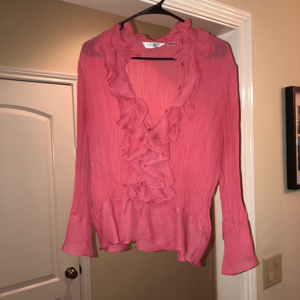 Vintage ruffle blouse